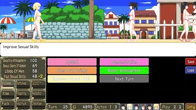 Let's Turn Pickup Beach to a Nudist Fucking Beach [Hentai Game] Ep.1 Perv on th beach