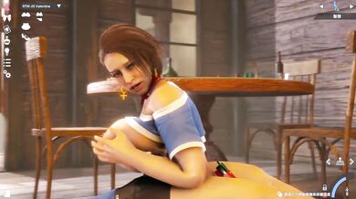 Honey Select 2:Passionate sex with Jill Vanlentin in a bar