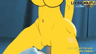 MARGE SIMPSON milf 2D Cartoon Real Waifu #5 riding Big ANIMATION Ass Booty cartoon Cosplay SIMPSONS