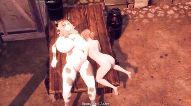 Cosplay girl don't mind if I touch her breasts [Gameplay]