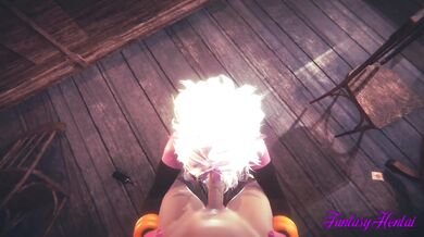 Dragon Ball - POV C21 Blowjob