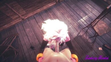 Dragon Ball - POV C21 Blowjob
