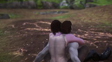 Zombie girl jerking off legs to her zombie boyfriend | cums on boots [3d hentai uncensored]