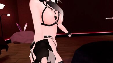 Puppy girl Strip Dance