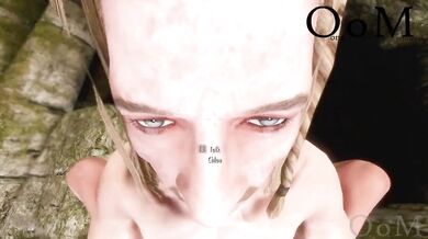 Oona's Follower helps with a little Rope Bondage and Pleasure - Full Video