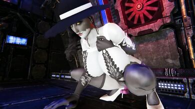 Lady Dimitrescu RIDING DILDO AND CUM (Resident Evil 8: Village) [3d hentai]