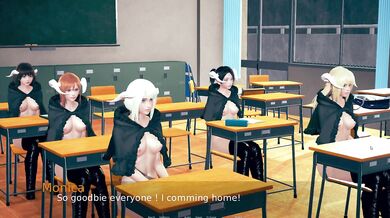 University Trainer - Lewd satir girls being impregnated