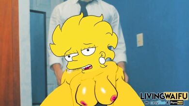 ADULT LISA SIMPSON PRESIDENT - 2D Cartoon Real hentai #2 DOGGYSTYLE Big ANIMATION Ass Booty Cosplay