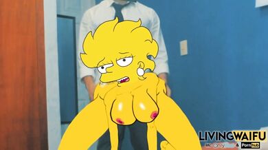 ADULT LISA SIMPSON PRESIDENT - 2D Cartoon Real hentai #2 DOGGYSTYLE Big ANIMATION Ass Booty Cosplay