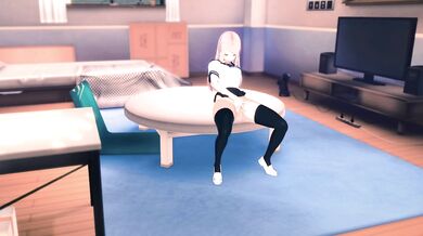 SAKURA MASTURBATES ON TABLE and gets extreme shaking orgasm | anime porn uncensored NARUT[3d hentai]