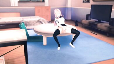 SAKURA MASTURBATES ON TABLE and gets extreme shaking orgasm | anime porn uncensored NARUT[3d hentai]