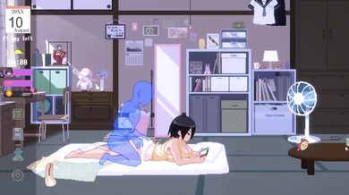 HentaiGame | The Summer | #8 good weather on Rooftop