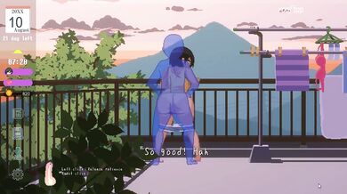 HentaiGame | The Summer | #8 good weather on Rooftop