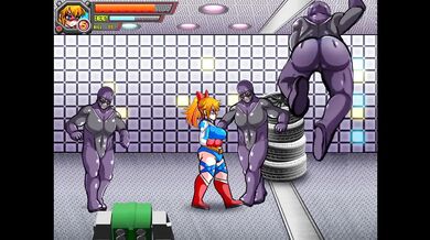 Umbreaker [Hentai sex game] Ep.1 Super hero girl naked street wrestling with vilains