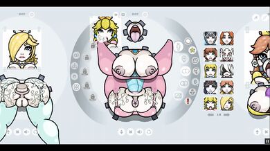 Fapwall [Weird Hentai game] Rosalina Peach and Daisy gets the best gangbang of their life without Ma