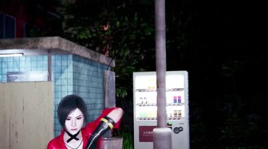 Honey Select 2:Passionate sex with Ada Wang in the park