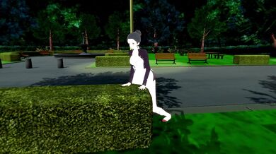 應許的夢幻島| 伊莎貝拉在公園裡自慰[3d無盡]