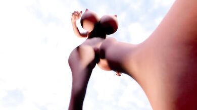 It's Hard to Walk with Huge Growing Boobs - Ass Expansion