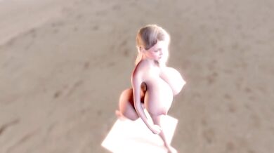 It's Hard to Walk with Huge Growing Boobs - Ass Expansion