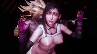 Tifa in the parking lot passionate sex ~ exclusive production