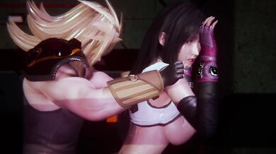 Tifa in the parking lot passionate sex ~ exclusive production