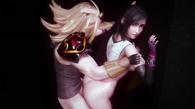 Tifa in the parking lot passionate sex ~ exclusive production