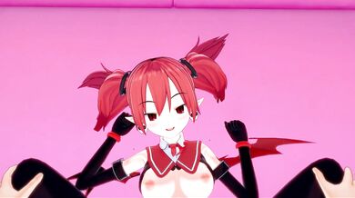 Disgaea hentai. Fucking Etna's tight demon pussy (POV).