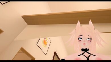 Dommy mommy plays with bitch, VRChat, Lovense, Long distance sex