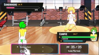 Oppaimon [Hentai Pixel game] Ep.8 boobies attacks are not effective against rock pokemon