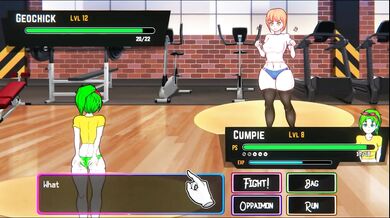 Oppaimon [Hentai Pixel game] Ep.8 boobies attacks are not effective against rock pokemon