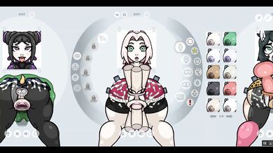 Fapwall [Rule34 Hentai game] Sakura from Naruto is taking 6 penis at once