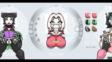 Fapwall [Rule34 Hentai game] Sakura from Naruto is taking 6 penis at once
