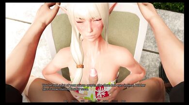 A house in the rift v053r2 - Elf hoe getting cum in chest (1)