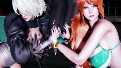Tifa ~ Nami ~ 2B ~ Multiplayer Sex ~ Exclusive production