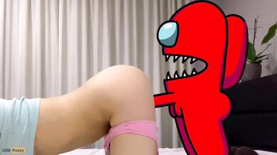 Among Us Futa Impostor Fuck My Step Sis | Animation | USB Pussy
