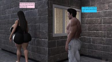 3d comics huge boobs huge cock James in the Alley