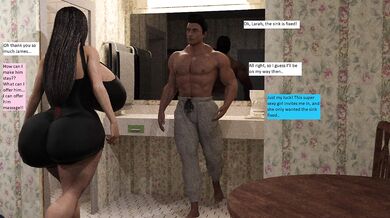 3d comics huge boobs huge cock James in the Alley
