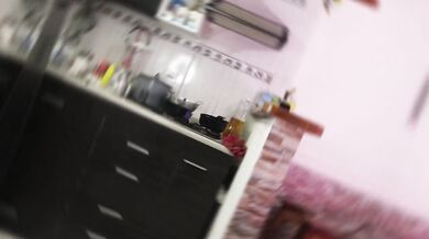 MY BOYFRIEND'S UNFAITHFUL NEPHEW FUCKS ME IN THE KITCHEN AND ALMOST CAUGHT US