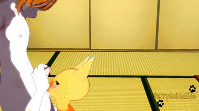 Digimon Hentai - Taomon & Grey Fox Hard Sex 1/2