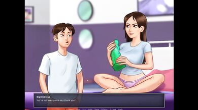 Summertime Saga Part 53 being touched by the teacher in the school