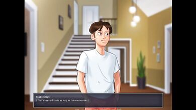 Summertime Saga Part 53 being touched by the teacher in the school