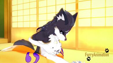 Furry Hentai Zelda Digimon - Wolf Link is fucked by Renamon