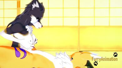 Furry Hentai Zelda Digimon - Wolf Link is fucked by Renamon