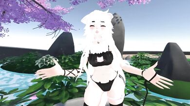 Kitty Girl Dances and Strips