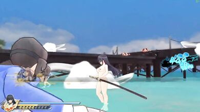 Ikaruga Nude Gameplay | Senran Kagura Estival Versus