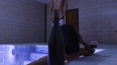 Shut Up And Dance - Anal fingering Megan on the pool (36)