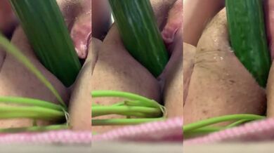 Cucumber and Carrot Cum Slut