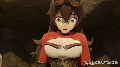 The Hidden Spring [Giantess Growth] Genshin Impact Animation