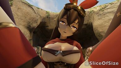 The Hidden Spring [Giantess Growth] Genshin Impact Animation