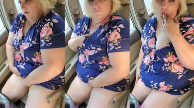 1 HORNY BBW Southern Naughty Hotwife MASTURBATES IN CAR in her neighborhood TRIES NOT TO GET CAUGHT!